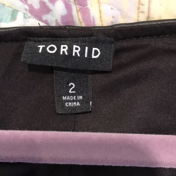 Torrid size 2 pleather top. - Picture 5 of 7